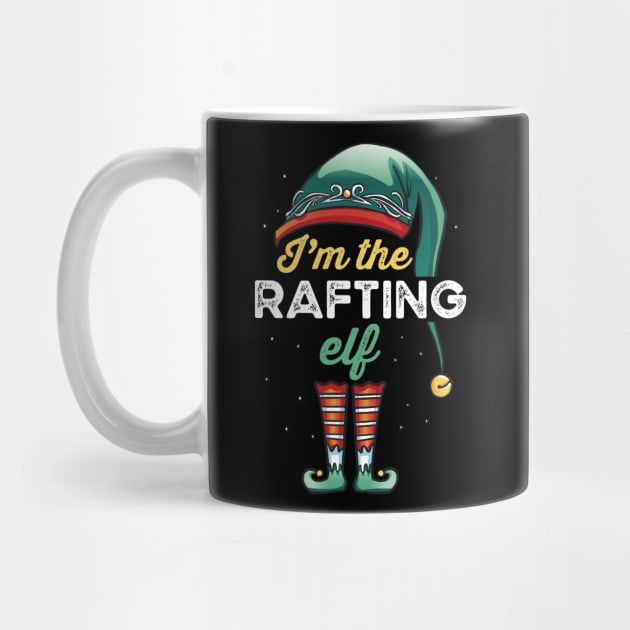 Rafting Elf Family Matching Christmas Gift by qwertydesigns